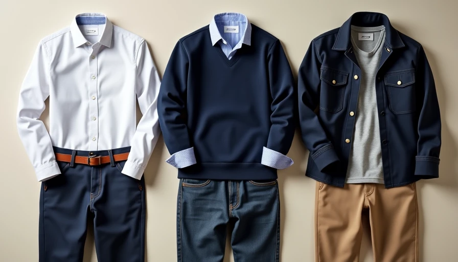 Three practical office outfit examples for young men navigating unclear dress codes