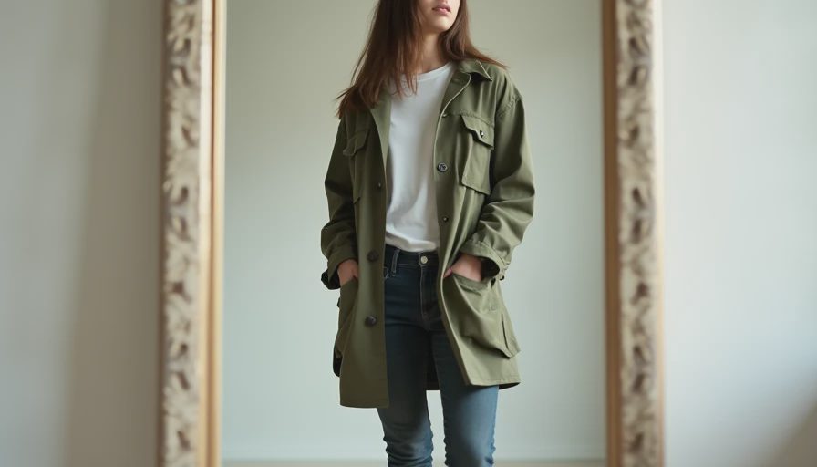 Simple repeatable outfit representing less style noise