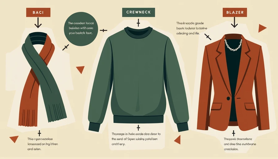 Visual context for how to make basic crewneck sweaters look intentional and put together