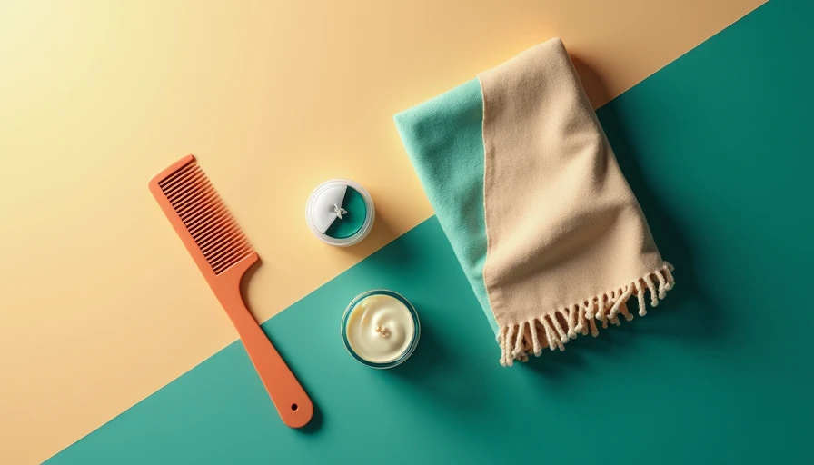 Visual context for simple hair and grooming routines that complete beginner outfits