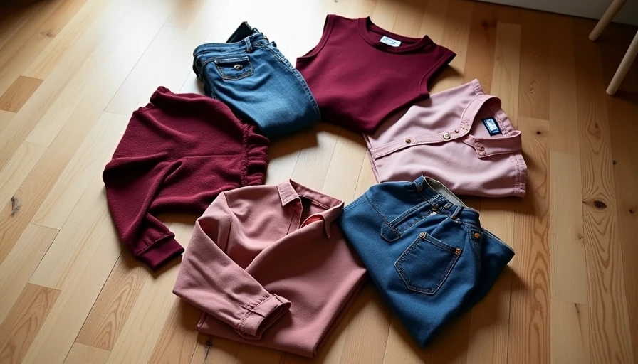 Visual context for how to repeat the same 5 outfits without looking boring