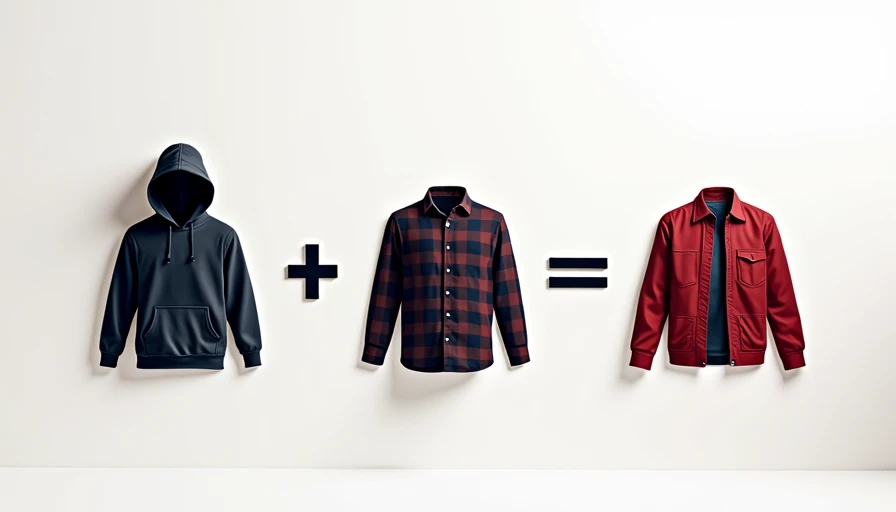 Visual context for winter layering formulas using just hoodies flannels and jackets
