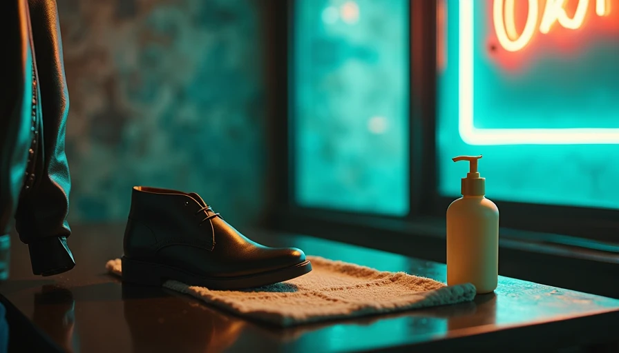 Visual context for budget leather care and cleaning tips for shoes and jackets