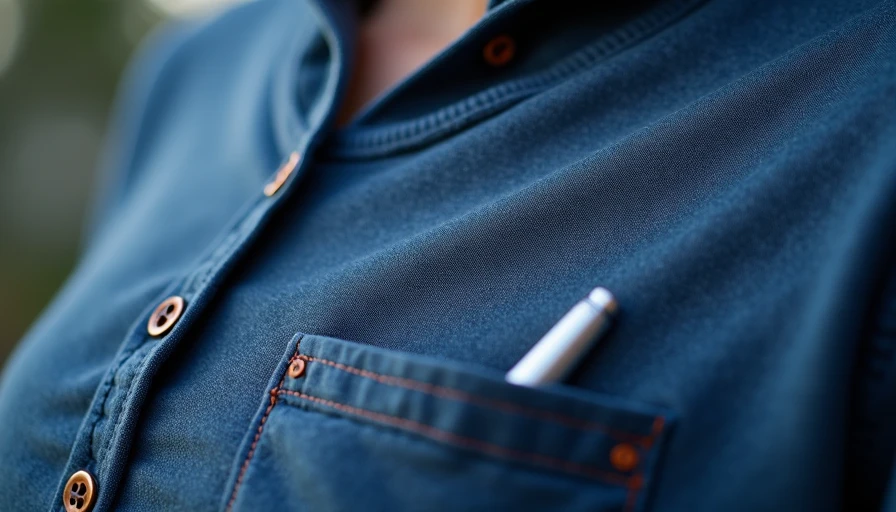 Visual context for styling henley shirts for both work and casual days