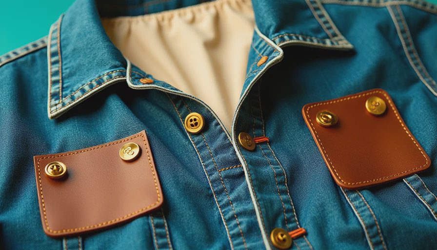 Illustration for denim jacket outfit men